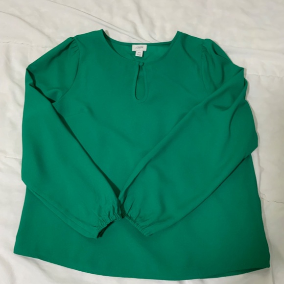 Jcrew Factory keyhole long sleeves top - Picture 3 of 7